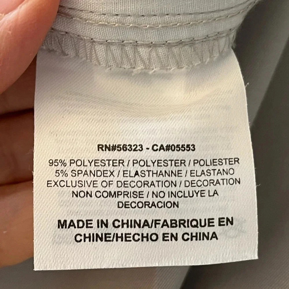 Men's  Chino Golf Trousers, Grayish Beige, size 36, 32 Length - Picture 8 of 13